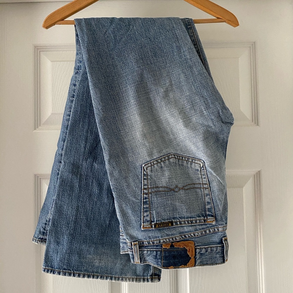 Genuine 90s Y2K Lucky Brand Light Blue Relaxed Jeans